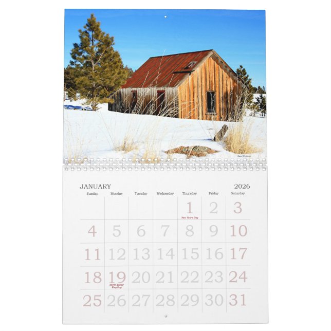 12, DIE WEISSEN BERGE KALENDER (Jan 2026)