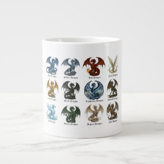 12 Drachen Jumbo-Tasse