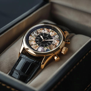 12 Foto Benutzerdefinierte Collage Armbanduhr
