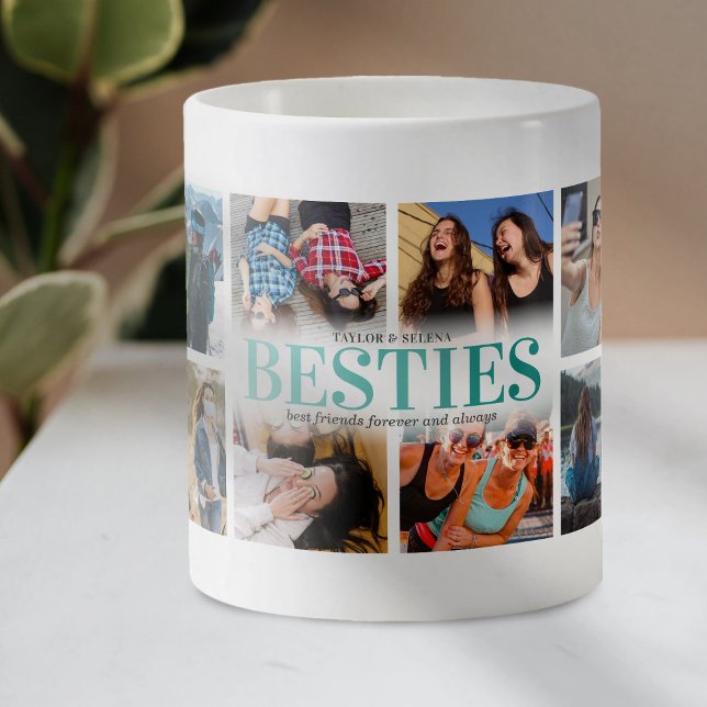 12 Foto Collage Bestie Kaffeetasse (Von Creator hochgeladen)