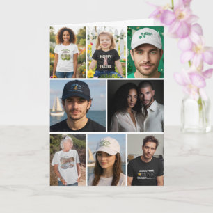 12 Foto-Collage Personalisiert Benutzerdefiniert Karte