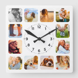 12 Foto gerundete Uhr