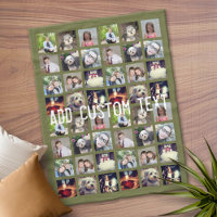 12 Foto Instagram Collage mit Olivenöl Hintergrund