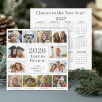12-Foto-Jahresrückblick - 2026 Grau Weiß