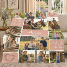12 Foto-Mutter-Name Chic Dusty Rose Glaubens-Anden