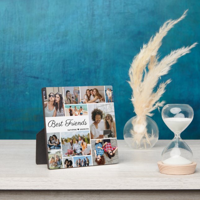 12 Fotocollage Beste Freunde für immer Fotoplatte (InSitu)