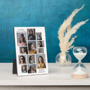 12 FotoCollage Fügen Sie einen beliebigen Abschlus Fotoplatte