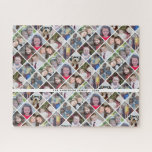 12 FotoCollage Modernes Diamant Layout Schwarz Puzzle<br><div class="desc">Verwenden Sie für die besten Ergebnisse passende Fotos! Laden Sie quadratische Fotos von Ihrem Handy oder sogar von Instagram hoch, um einen markanten, individuellen Look für Ihre Zuhause zu machen. Sie können Fotos von Freunden oder Haustieren verwenden und dann Ihre eigene Dekoration durch eine Farbänderung anpassen. Verwenden Sie farbige oder...</div>