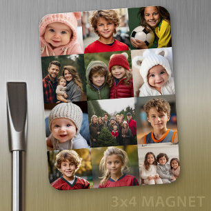 12 Fotomaterial - Fotos nur quadratisch geschnitte Magnet