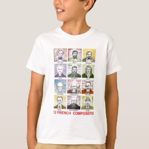 12 französische Komponisten T-Shirt
