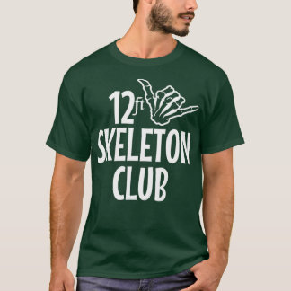 12 Ft Skeleton Club Gigant Skelly Halloween Infern T-Shirt
