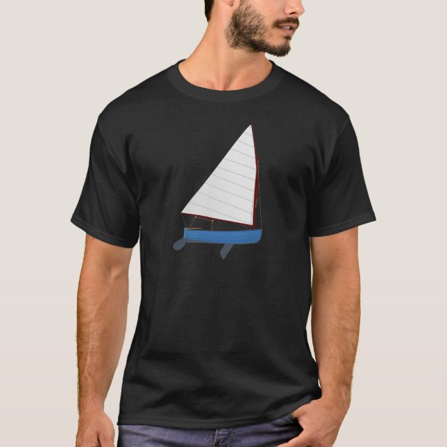 12 Fuß-Segeln-Schlauchboot T-Shirt (Vorderseite)