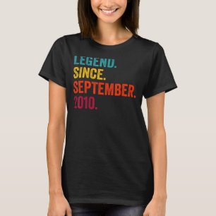 12. Geburtstag 12 Jahre alte Legende seit Septembe T-Shirt