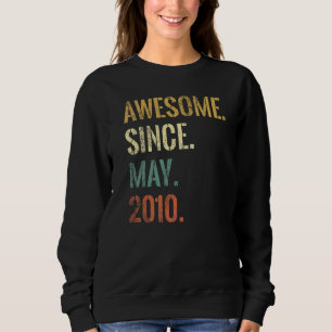 12. Geburtstag 12 Jahre Phantastisch seit Mai 2010 Sweatshirt