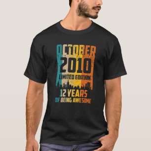 12. Geburtstag 12 Jahre Phantastisch seit Oktober  T-Shirt