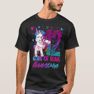 12. Geburtstag 12. Jähriges Mädchen Flossing Einho T-Shirt
