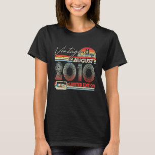 12. Geburtstag August 2010 Vintage Kassette T-Shirt
