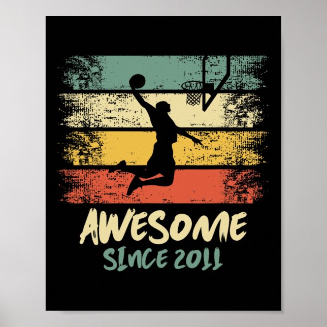 12. Geburtstag Basketball-Spieler Phantastisch sei Poster (Vorne)