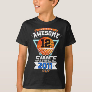 12. Geburtstag Basketball-Spieler Phantastisch sei T-Shirt