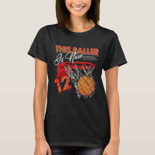 12. Geburtstag Bysketbyll Spaß 12 Jahre Alte Kinde T-Shirt