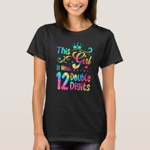 12. Geburtstag dieses Mädchen ist jetzt 12 doppelt T-Shirt