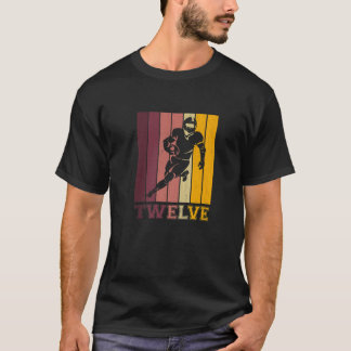 12. Geburtstag für Boys Football Player 12 Jahre a T-Shirt