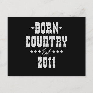 12. Geburtstag für Country-Western-Musikliebhaber  Postkarte