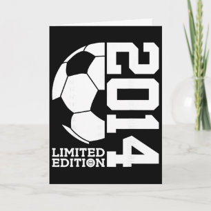 12. Geburtstag Fußball Limited Edition 2014  Karte