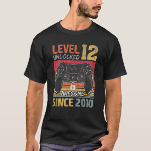 12. Geburtstag Gaming Level 12 Phantastischer Sin  T-Shirt