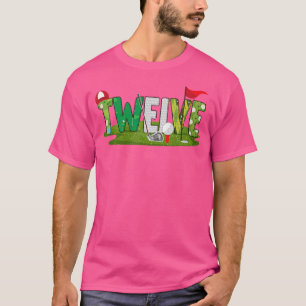 12. Geburtstag Golf Thema 12 Jahre Altes Party T-Shirt