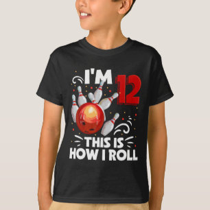 12. Geburtstag Junge Bowling So Roll ich 12 Ye T-Shirt