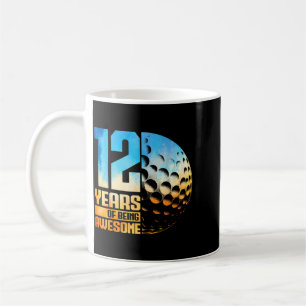 12. Geburtstag Jungen Golfspieler Golf 12 Jahre al Kaffeetasse