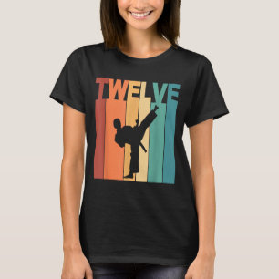 12. Geburtstag Karate Taekwondo Thema 12 Jahre alt T-Shirt