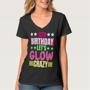 12. Geburtstag Lasst uns glänzen Crazy farbenfroh  T-Shirt