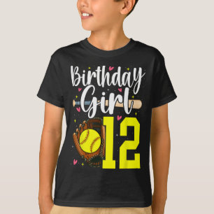 12. Geburtstag Mädchen Softll Zwölfter Bday 12 Zwö T-Shirt