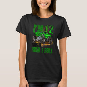 12. Geburtstag Monster Truck für Jungen und Mädche T-Shirt