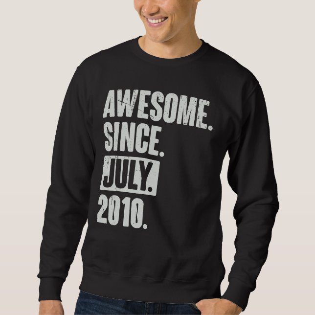 12. Geburtstag Phantastisch seit Juli 201 Sweatshirt (Vorderseite)