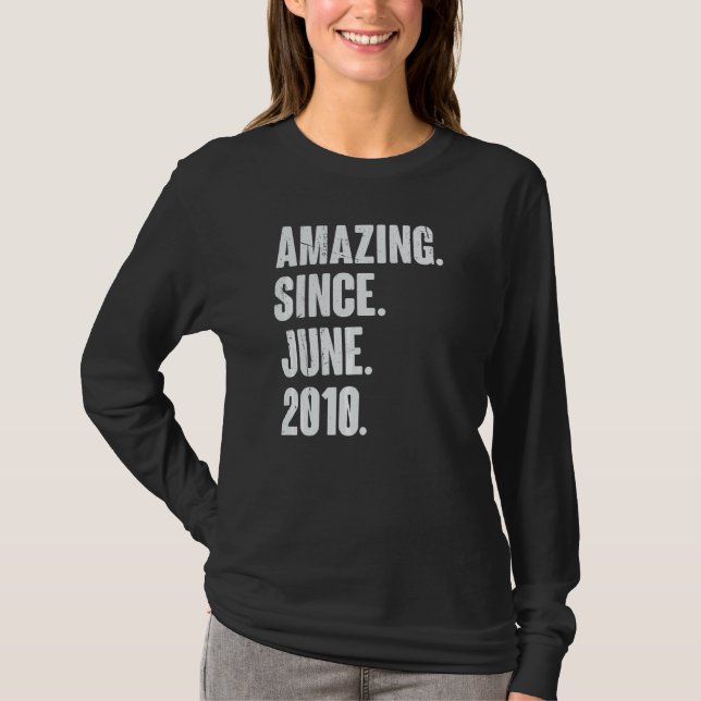 12. Geburtstag Phantastisch seit Juni 201 T-Shirt (Vorderseite)