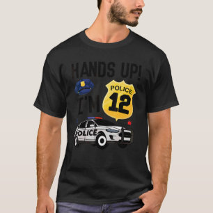 12. Geburtstag Polizist Junge Zwölf Jahre alte Pol T-Shirt