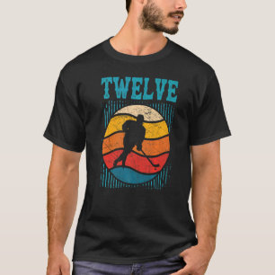12. Geburtstag Retro Eishockey 12 Jahre alter Jung T-Shirt