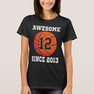 12. Geburtstag Sketll Liebhaber 12 Jahre Alt Vinta T-Shirt