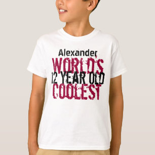 12. Geburtstagsgeschenk der Coolststen 12-Jährige T-Shirt