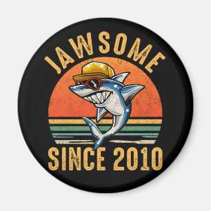 12. Geburtstagshai 12 Jahre alter Jawsome Seit 201 Magnet
