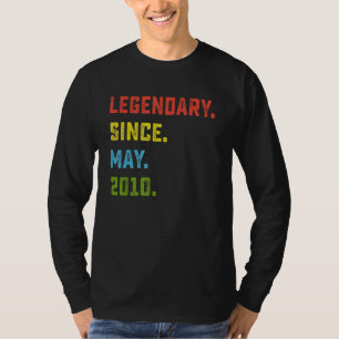 12. Geburtstagslegendär seit Mai 2010 12 Jahre T-Shirt