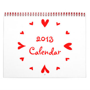 12 Herzen 2013 Kalender