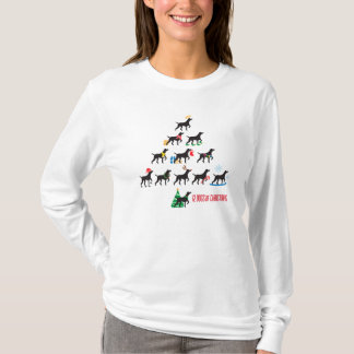 12 Hunde Weihnachten T-Shirt