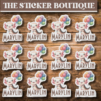 12 In einem Niedlichen Individuelle Name Ballon Pa Aufkleber