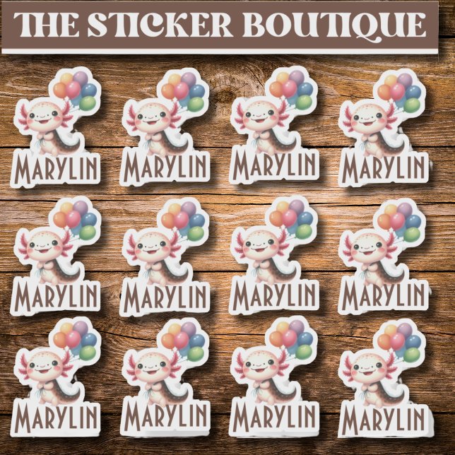 12 In einem Niedlichen Individuelle Name Ballon Pa Aufkleber (Von Creator hochgeladen)