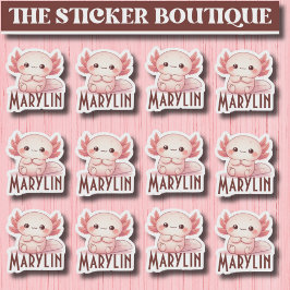 12 in einem Niedlichen Individuelle Name Sweet Axo Aufkleber