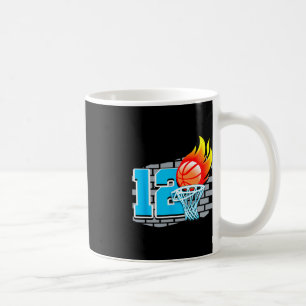12 Jahre alt 12. Basketball Geburtstagsparty Thema Kaffeetasse